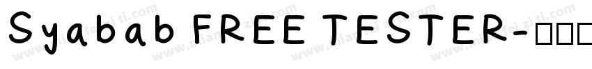 Syabab FREE TESTER字体转换